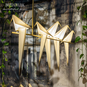 荷兰Moooi创意千纸鹤小鸟客厅卧室餐厅灯设计师样板房装饰吊灯具