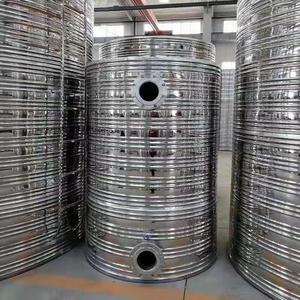 304不锈钢保温水箱加厚蓄水塔储水罐圆形太阳能热水桶空气能3厂家