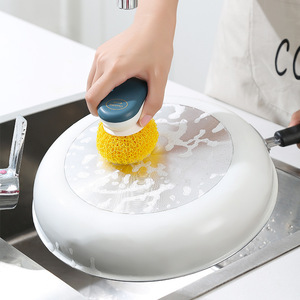 2897纳米厨房不掉丝纳米洗锅刷洗碗刷清洁刷可替换钢丝球清洁球