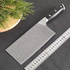 全新67层大马士革钢VG10菜刀G10柄切片刀外贸出口货家用厨房刀具