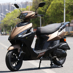 新as福喜125cc踏板车摩托车代步车整车燃油可上牌电喷黑色125可