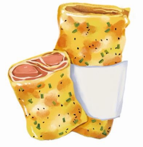 盐城心意 鸡蛋饼 冰箱贴 特色文创