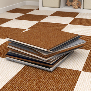 居家方块拼接地毯自粘地垫客厅卧室床边地板贴地面翻新地贴遮丑