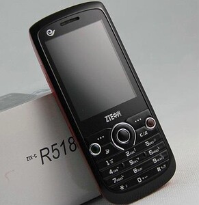 zte/中兴r518电信天翼cdma直板按键手机老年人学生备用3g手机qq