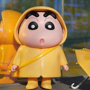 正品雨衣蜡笔小新手办网红礼物周边1比1日本动漫超大号潮玩大摆件