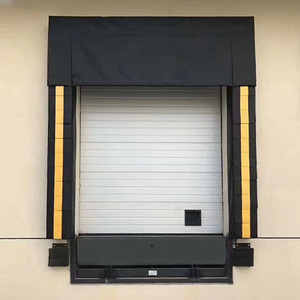 物流海绵门封装卸货平台冷库机械门罩隔热保温挡风工业充气式门封