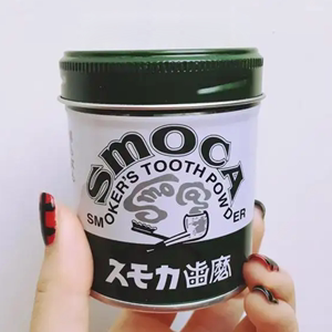 日本进口SMOCA洗牙粉去烟渍茶渍洗白洁牙粉亮白去黄除牙渍