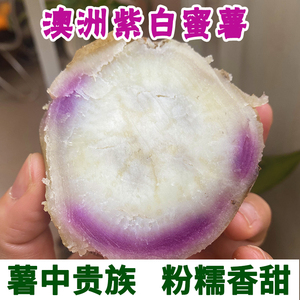 澳洲紫白红薯山东蜜薯白心地瓜冰淇凌薯农家自种现挖现发软糯香甜
