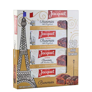 【临期清仓】法国雅乐可布朗尼蛋糕600g（150g*4）组合装糕点礼盒