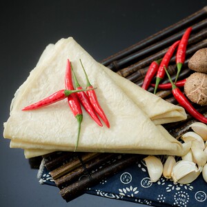 新品湖北荆州监利特产新鲜豆皮子湿豆皮子豆饼豆丝黄豆现做现发6