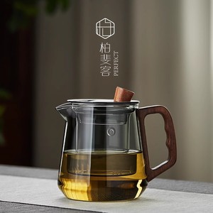 柏斐客加厚大容量耐高温玻璃茶壶茶水分离杯沏煮茶器茶具套装