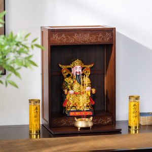 新中式佛龛立柜神台供桌香案家用供台财神爷柜子经济型桌面小佛柜
