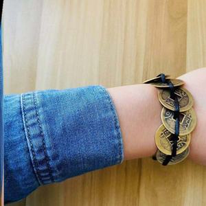 盗墓笔记手链阿宁小哥衍生手链老九门铜钱盗墓周边阿宁同款铜钱链