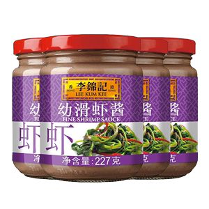 李锦记幼滑虾酱227g/瓶 海鲜酱鲜银虾腌制蒸炒菜腌肉火锅烧烤调味