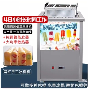 单模立式商用冰棍机水果冰棒机家用手工雪条速冻柜全自动雪条机