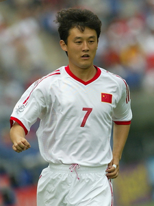 2002中国队复古白色短袖套装5号范志毅7号孙继海足球服球迷定制