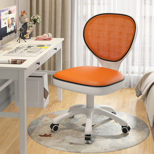 电脑椅卧室椅学生学习椅书桌椅网椅旋转椅升降椅靠背椅凳子无扶手