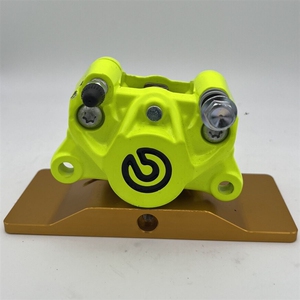 国产浇筑布雷博卡钳小螃蟹绿色卡钳电动车刹车配件电摩改装碟刹