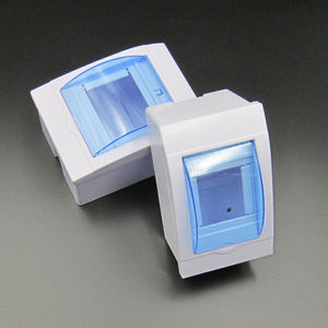 开关盒断路器空气2-3位3-4位c45明装保护罩面板盖定制2-3位