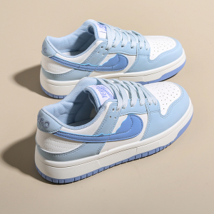 aj女鞋款北卡蓝dunk樱花粉限量版莆田正版空军一号低帮运动休闲鞋