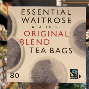 香港代购英国ESSENTIAL WAITROS特级红茶袋泡茶茶包80包盒装250G