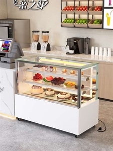 蛋糕柜冷藏展示柜台式水果甜品小型商用弧形糖葫芦冰柜凉菜保鲜柜