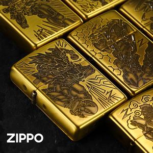 之宝zippo打火机正品机械十二生肖系列煤油防风生日送男士礼