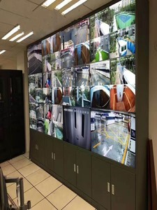 拼接屏幕监控电视墙机柜壁挂支架液晶落地机柜定制海康46寸拼装柜