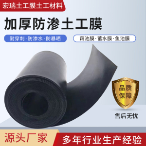 土工膜鱼塘膜防渗膜防漏养殖专用蓄水池加厚防水布塑料地膜HDPE膜