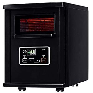 COSTWAY Infrared Quartz Heater， 1500W Portable Space Heat