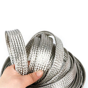 隐阳工匠防波套管2MM-28MM镀锡铜编织带屏蔽网金属导电带穿线蛇皮