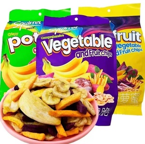 闲味松鼠菠萝蜜综合蔬果脆香蕉干脆片袋装即食休闲果蔬干休闲零食