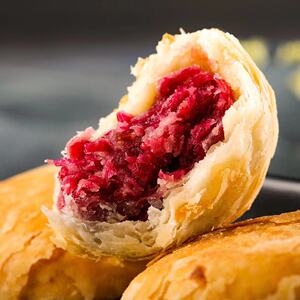 邂逅花之缘鲜花饼丽江手工现烤早餐充饥夜宵零食小吃云南特产糕点