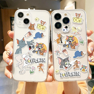 猫和老鼠手机壳适用苹果15瑞幸iphone14promax小米13贴纸12华为mate60