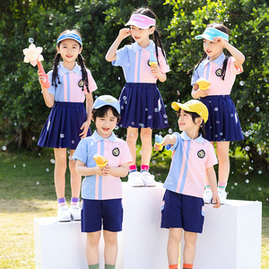 小学生校服春秋款一年级定制运动夏季短袖儿童班服套装幼儿园园服