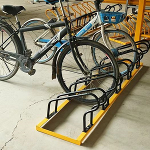 自行车架卡位式停放架室外电动车摆放架可定制自行车停车架不锈钢