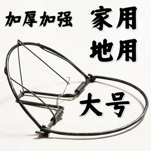 新款加强老鼠夹子兔子猫山鸡夹子加厚加粗圆形踩夹子新老款夹子地