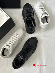 法国直送Chan­el/香奈­儿女鞋 23A新款 白色空军休闲双C运动鞋