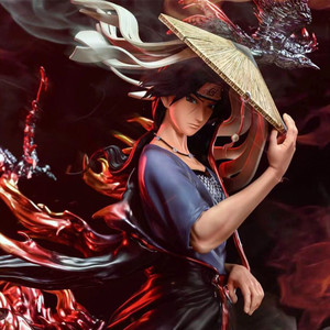 大型潮牌卡卡西超大火影忍者手办宇智波鼬gk雕像乌鸦神动漫鼬神