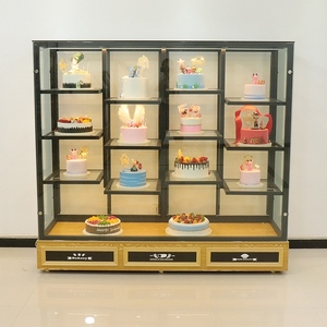 生日蛋糕模型模具展示柜样品糕点玻璃商用烘焙店面包展柜模型展柜