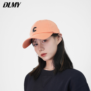 dlmy年轻帽美高颜值摩登气质软顶棒球帽双色c鸭舌帽