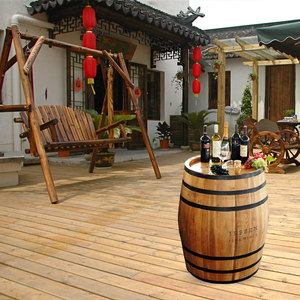 白酒桶实木装修装饰红酒桶定做别墅拍摄葡萄酒婚庆啤酒橡木桶