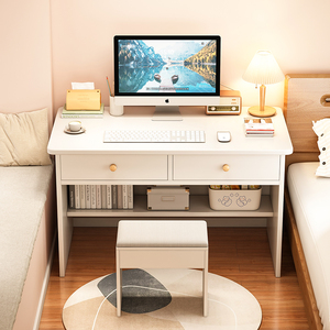 电脑桌卧室家用桌子台式小型书桌简易飘窗床边学生成人儿童写字台