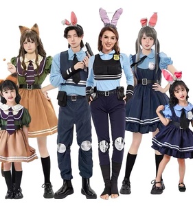 兔子警官cos男朱迪疯狂节日察扮演服装女朱迪警成人装角色扮演童
