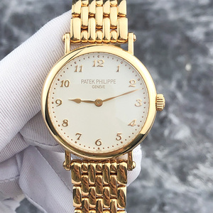 二手正品pp百达翡丽古典表7200银白面玫瑰金材质透底自动机械女表