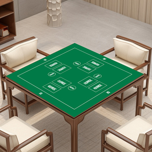打牌掼蛋专用桌布比赛不滑牌静音加厚纯色惯蛋桌垫棋牌室垫可定制