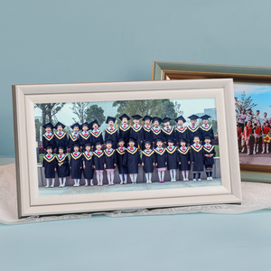 幼儿园毕业照相框小学集体合影照片摆台大尺寸纪念相片框定制挂墙