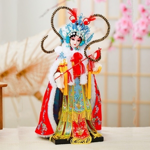 唐人坊杨玉环京剧人物戏曲摆件国风人偶中国特色礼物北京绢人娃娃