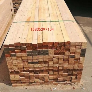 建筑木方工地木条基建实木碳化支模板方木定制工程条子打桩白松木