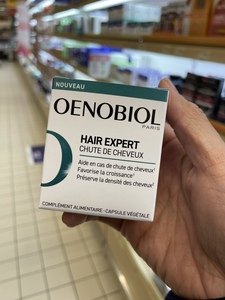 法国本土版Oenobiol hair expert欧诺比抗脱生发胶囊60粒